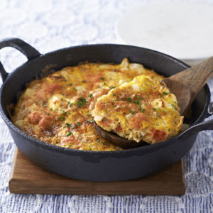 明太子スパニッシュオムレツ