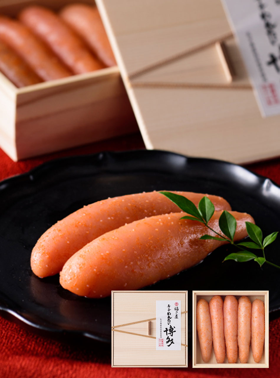 福さ屋「博多」礼文島産利尻昆布使用 プレミアムめんたい 辛子明太子