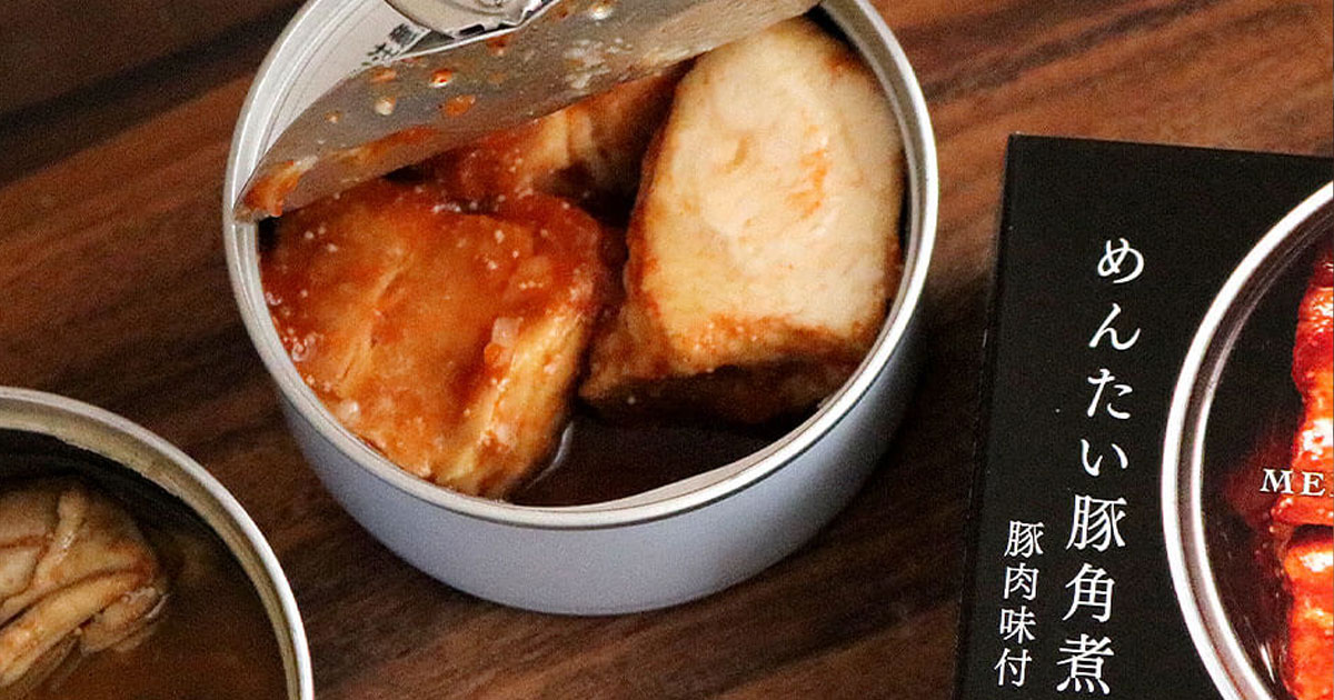 めんたい豚角煮缶 角煮 缶詰 おつまみ缶